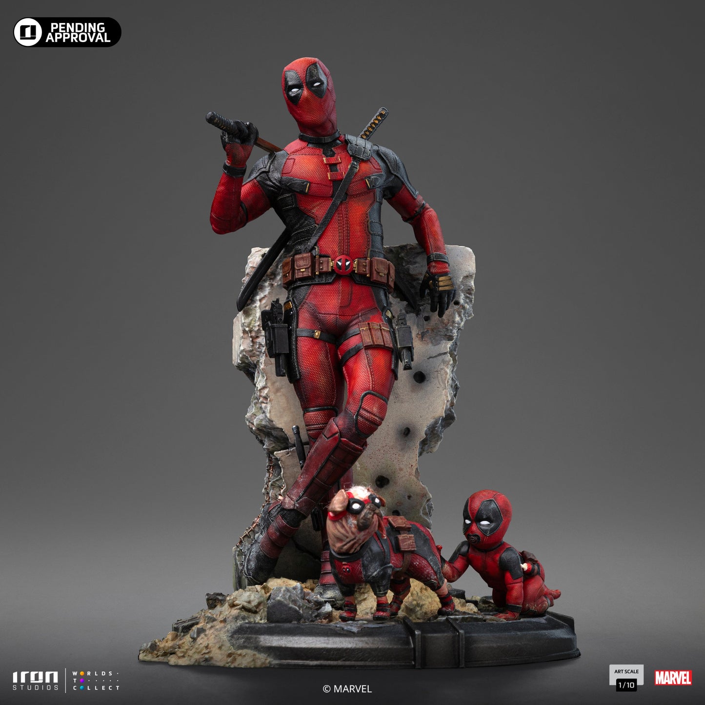 Deadpool Art Scale 1/10 – Deadpool & Wolverine Limited Edition Statue
