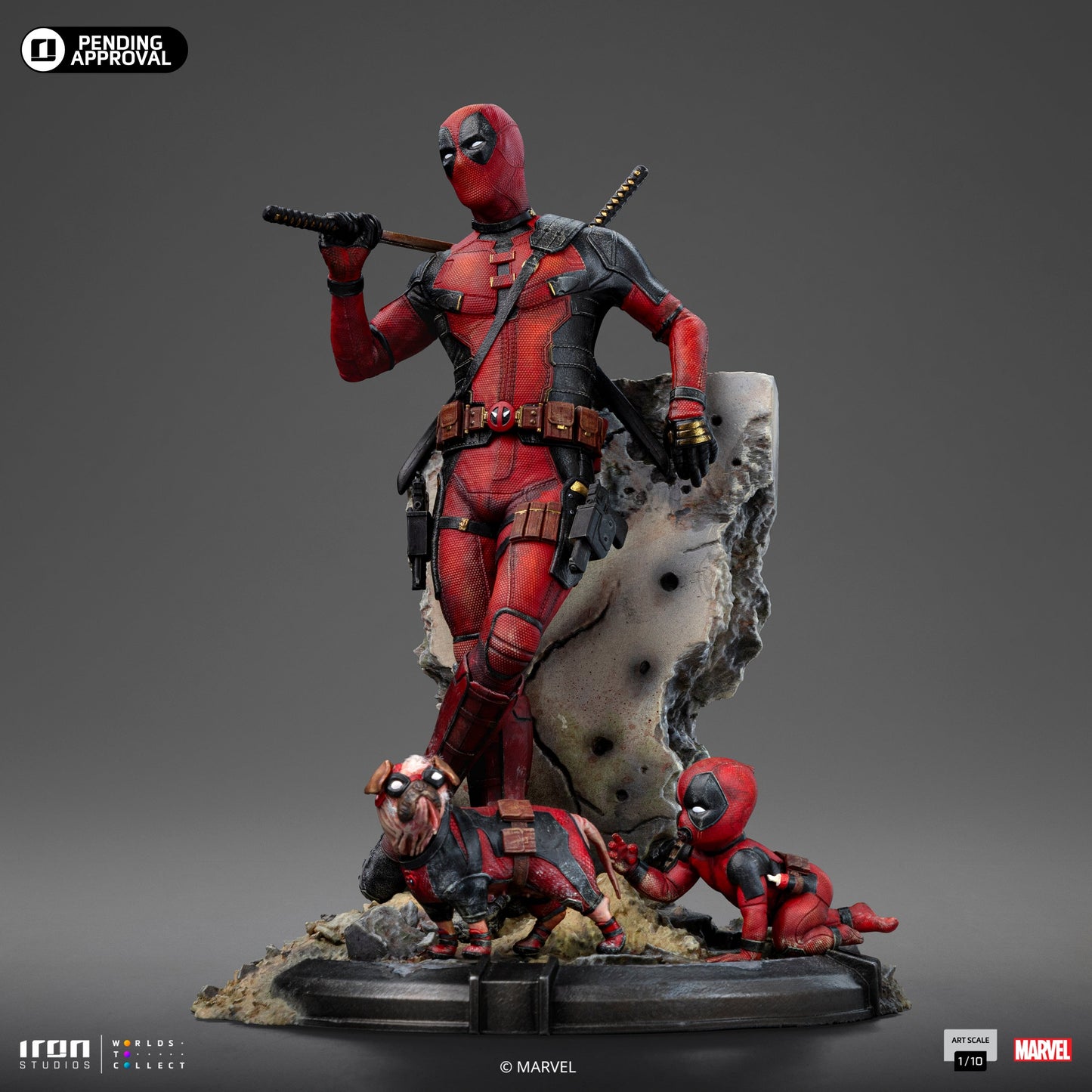 Deadpool Art Scale 1/10 – Deadpool & Wolverine Limited Edition Statue